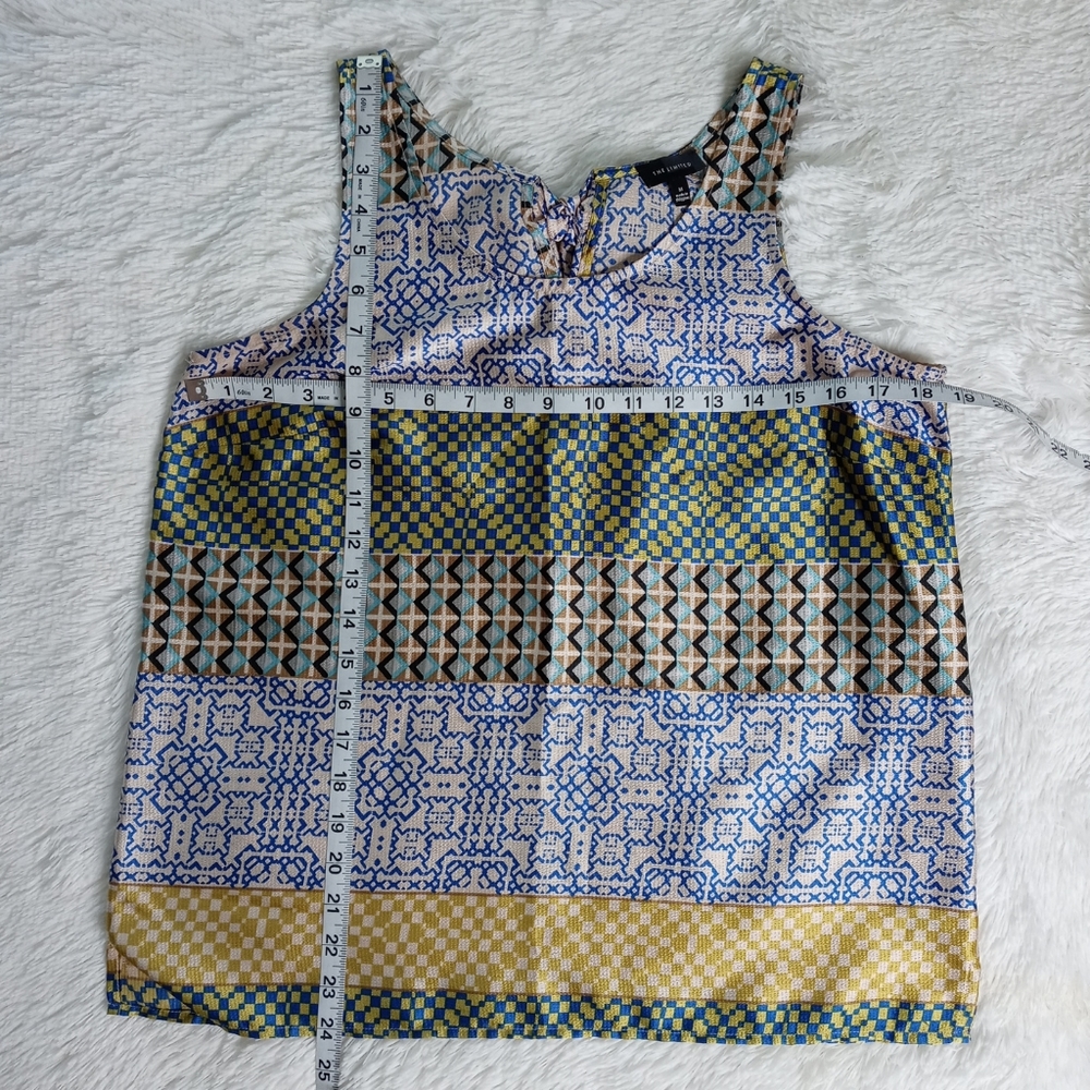 The Limited Women Geometric Print Blouse Size Medium - Picture 7 of 7